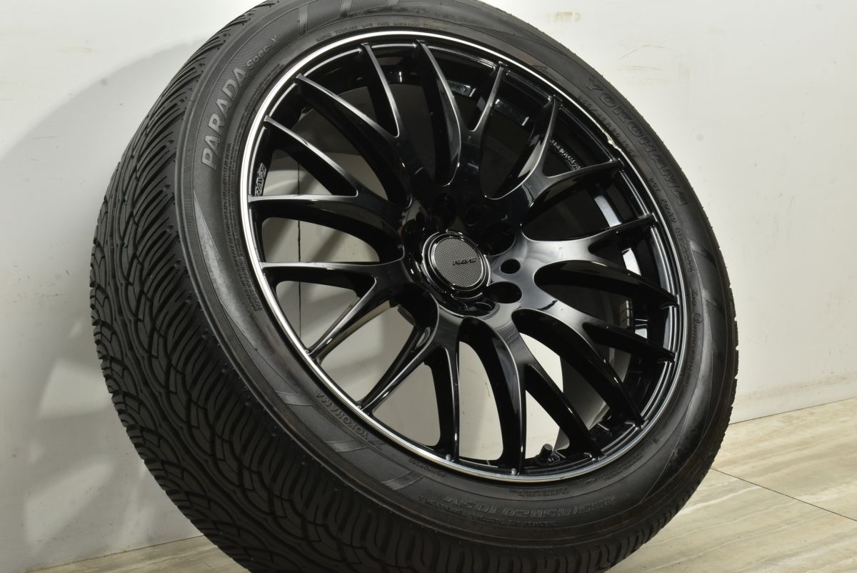 RAYS ホムラ 2×9 20in 8.5J 38 PCD114.3 ヨコハマ 255|45R20 1本 アリア エクストレイル CX-60 アルファード ヴェルファイア レイズ