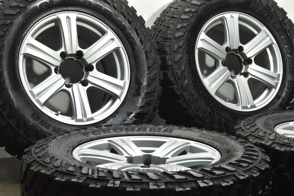 プラド ハイラックスに マッドバーン XR526 17in 7.5J 25 PCD139.7 ヨコハマ ジオランダー M|T G003 LT265|70R17 マッドタイヤ