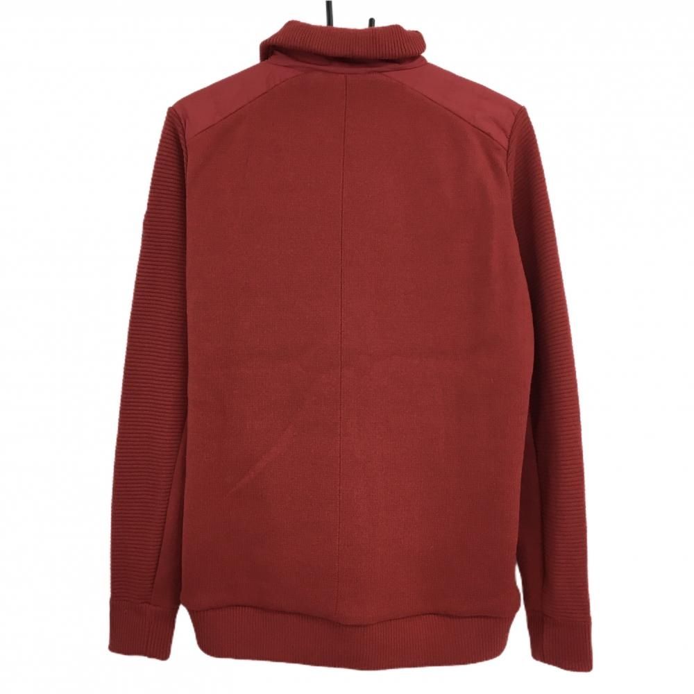 オークリー 中綿ニットジャケット レッド 前身頃中綿 蓄熱裏地 メンズ M ゴルフウェア Oakley