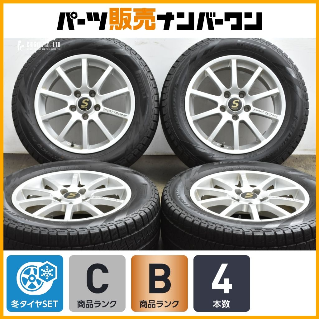 良好 スポーツテクニック 16in 6.5J 47 PCD112 アイスアシンメトリコ 215|60R16 アウディQ2 ザ ビートル T-Roc パサート シャラン