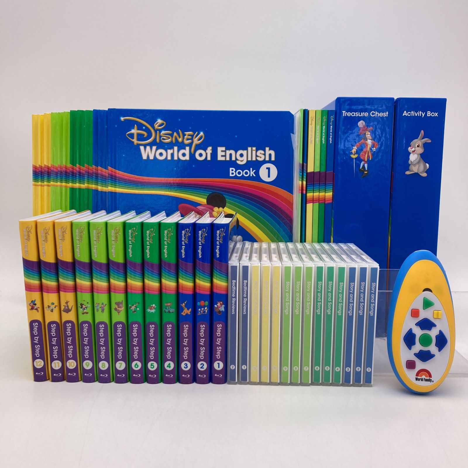 メインプログラム　絵本 CD ブルーレイ　ディズニー英語システム　1000621