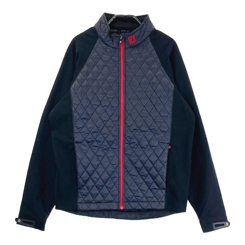 サイズ M FOOT JOY フットジョイ 中綿 長袖ジップジャケット ブラック系 240101427180 ゴルフウェア メンズ ストスト