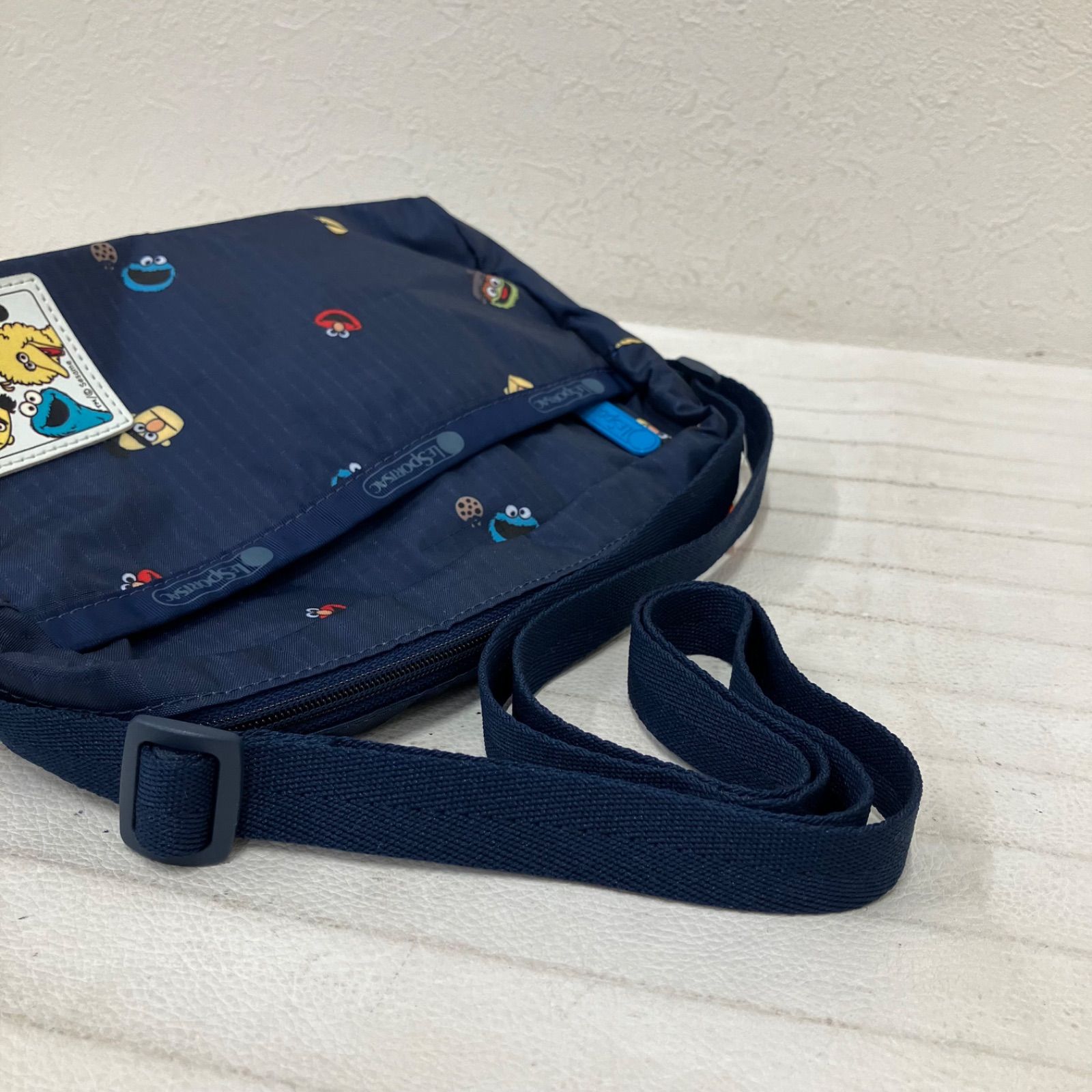 5518 美品 LeSportsac レスポートサック ショルダーバッグ セサミ 