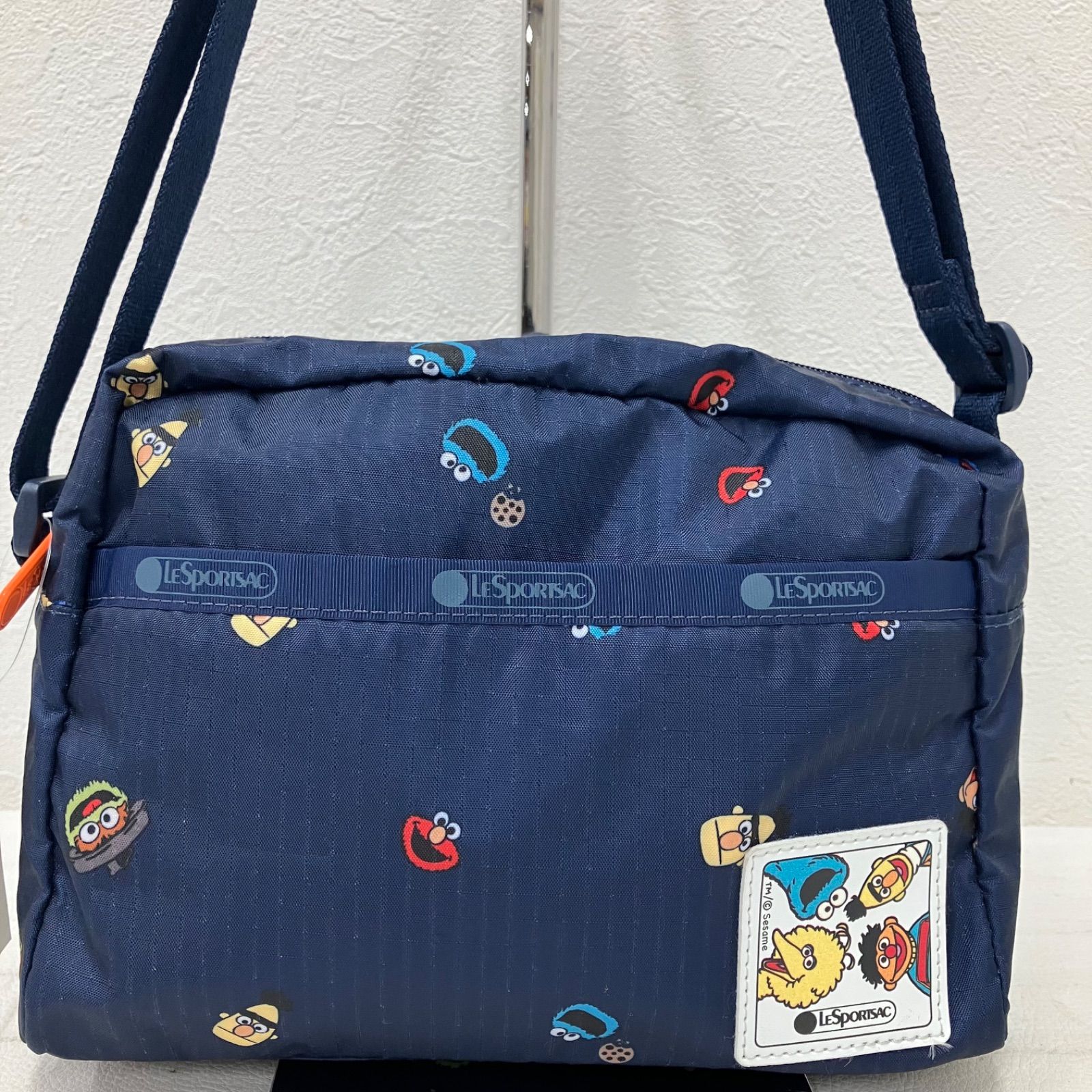 5518 美品 LeSportsac レスポートサック ショルダーバッグ セサミ 