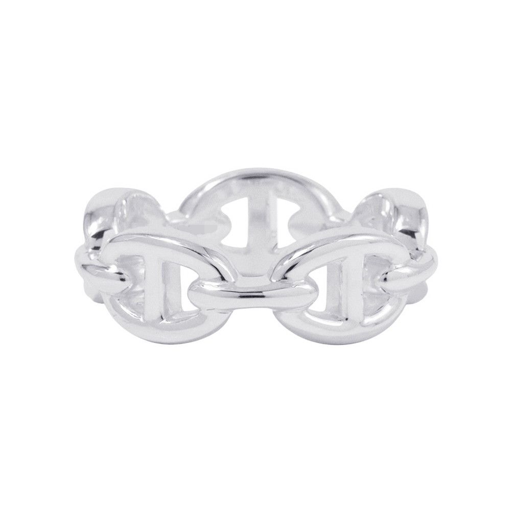 エルメス リング シェーヌダンクル アンシェネPM Enchainee SV925シルバー リングサイズ52 HERMES ジュエリー