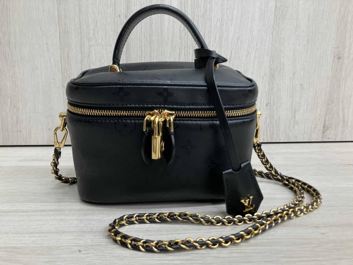 LOUIS VUITTON ルイヴィトン サック ヴァニティPM ショルダーバッグ PL3210 M57118 ブラック レディース