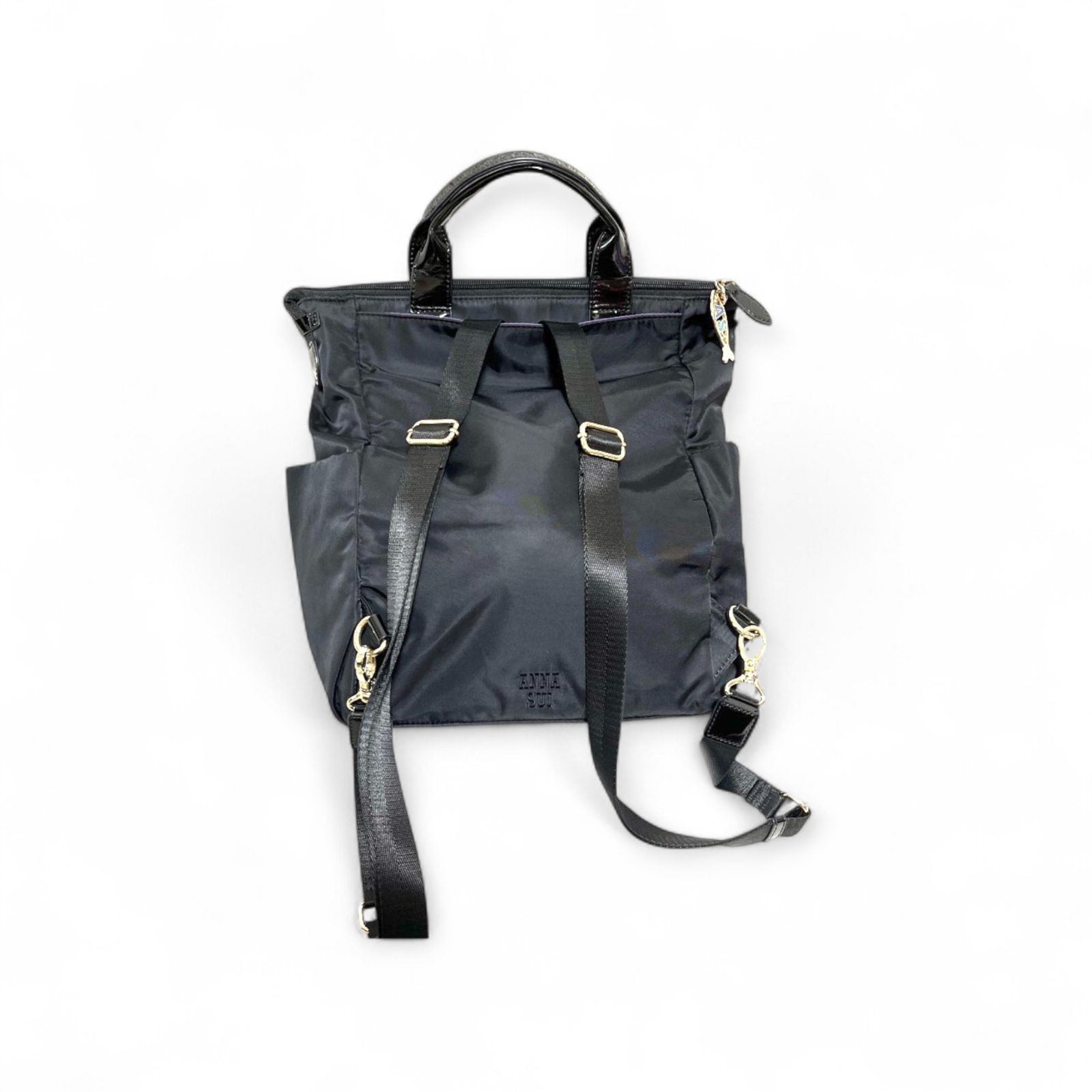 希少 レア ANNA SUI アナスイ ネコ 猫 リュック ブラック バックパック