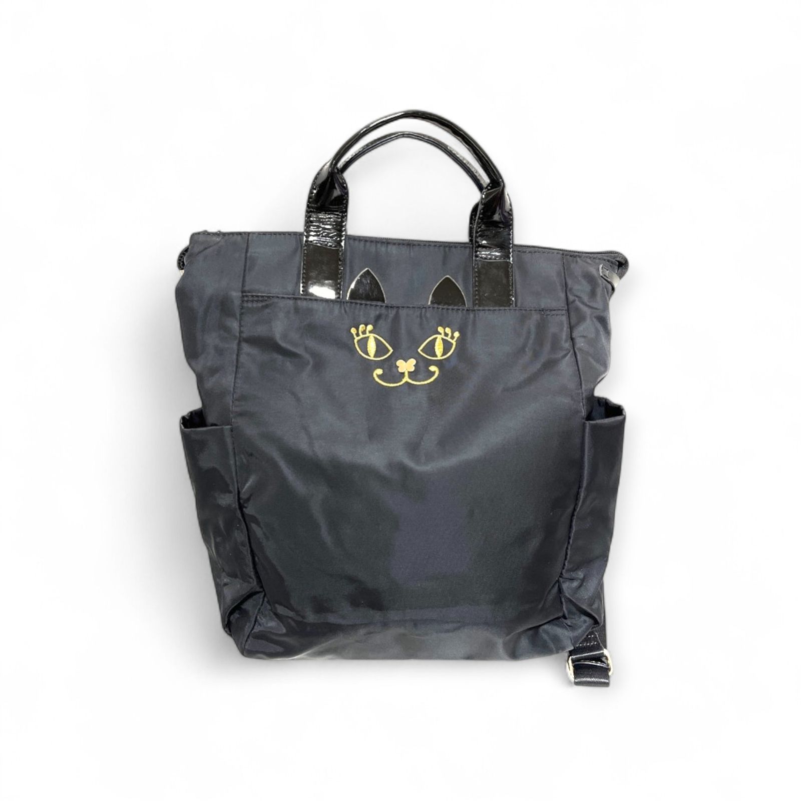 希少 レア ANNA SUI アナスイ ネコ 猫 リュック ブラック バックパック