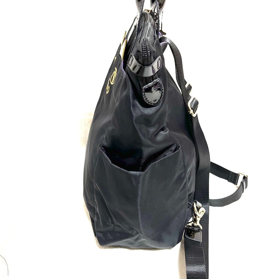 希少 レア ANNA SUI アナスイ ネコ 猫 リュック ブラック バックパック