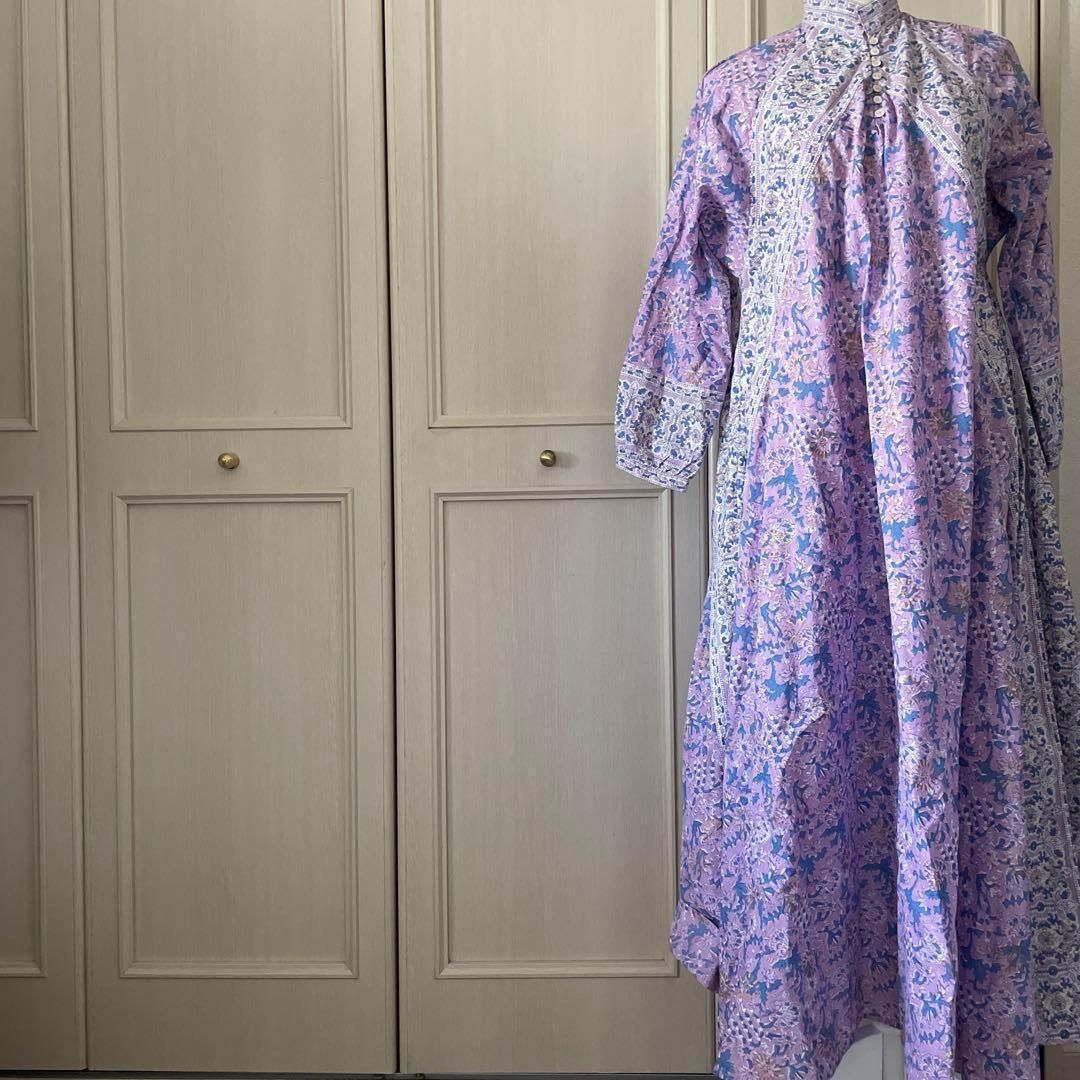 G ロンハーマン Ron herman 花柄 ワンピース シャツ ロング お呼ばれ デート オフィスカジュアル 食事会 可愛い お出かけ 上品