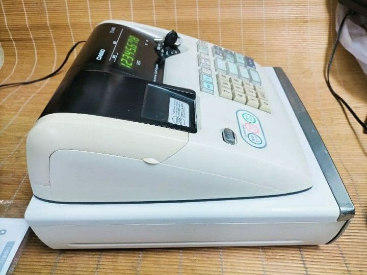 カシオレジスター　TE-M80　中古品　人気機種感熱紙　送料無料　801000 カシオレジスター TE-M80 中古品 人気機種感熱紙 送料無料 801000