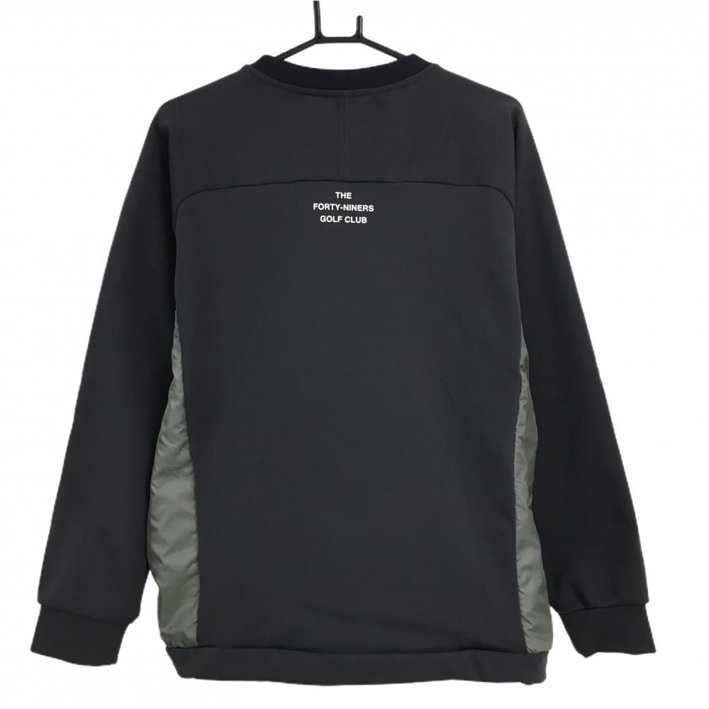 ティーエフダブリュー トレーナー ダークグレー系 裏起毛 肩ロゴ メンズ L ゴルフウェア TFW49