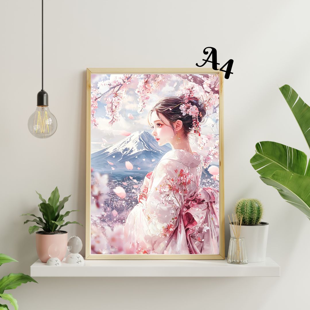 縁結びと繁栄の開花 ☆ 木花咲耶姫 No.21 ☆ 木花咲耶姫／開運アート