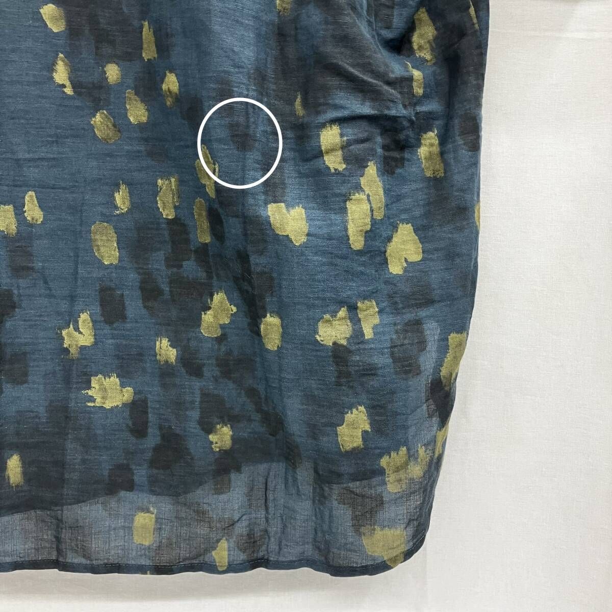 モスグリーン 半袖シャツ