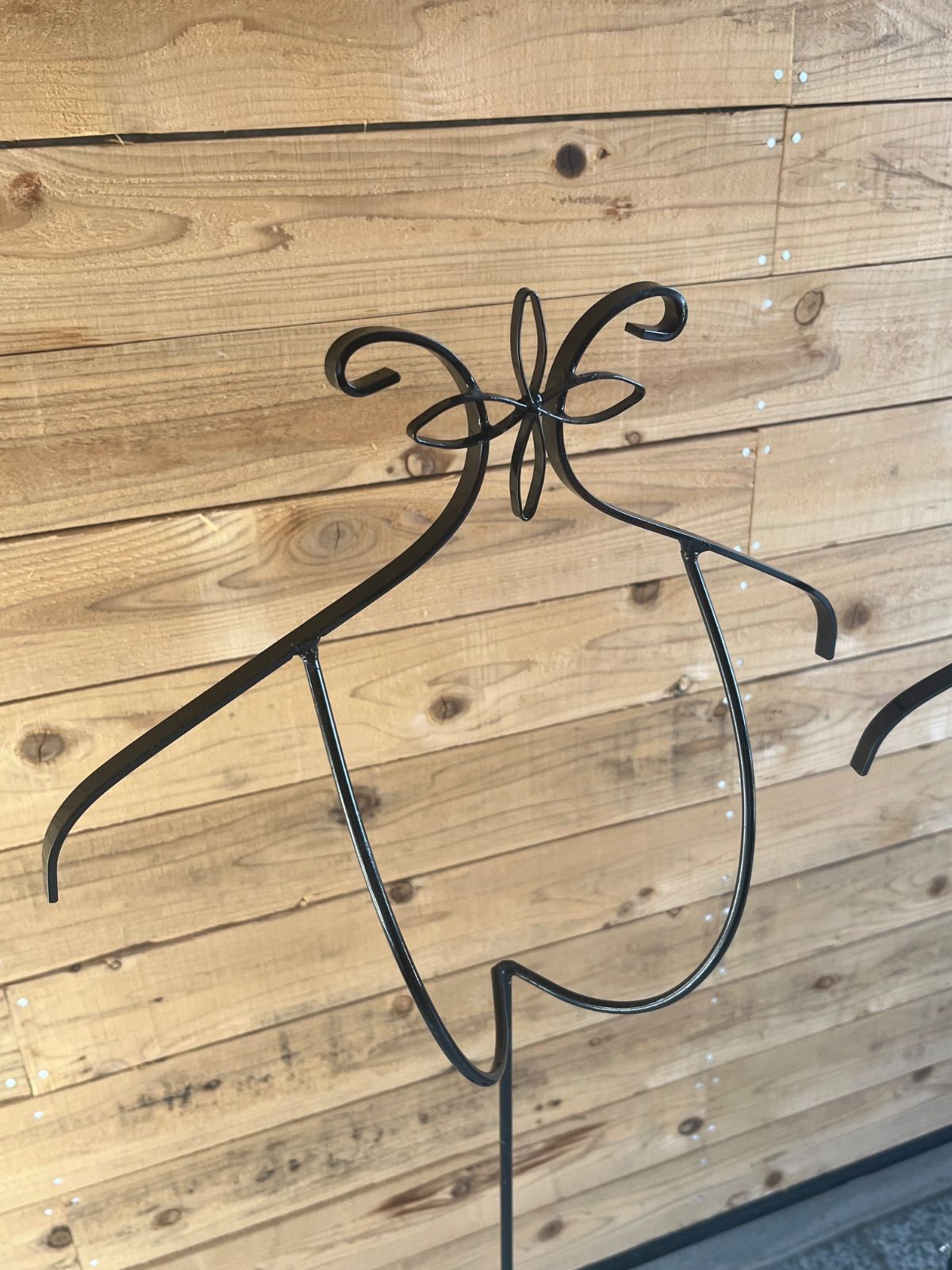 ビンテージ 鉄製 シャビー ワイヤートルソー 2体 高さ調整可