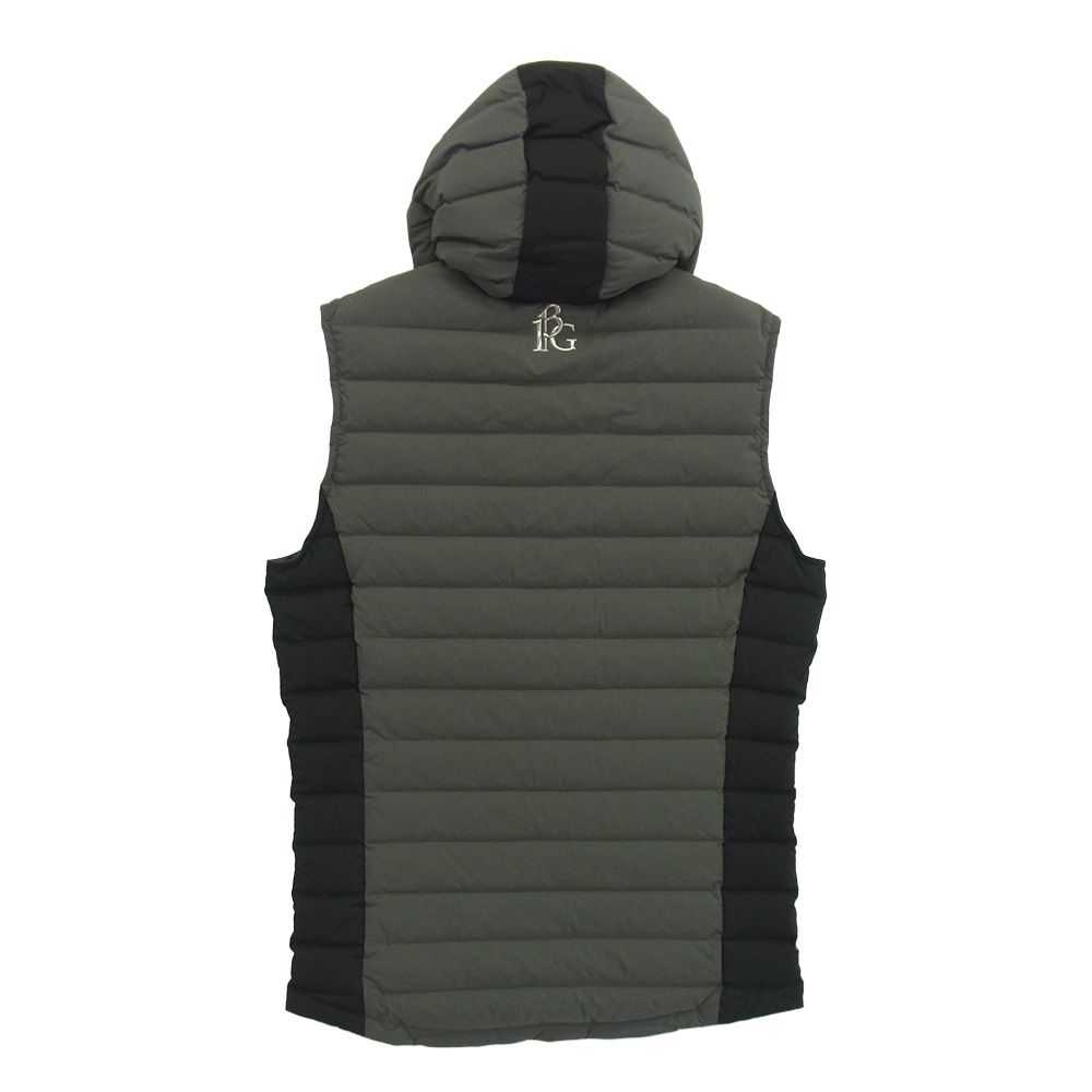1piu1uguale3 ウノピュウノウグァーレトレ GRB110 POE523 GOLF ゴルフ DOWN VEST フーデッド ダウン ベスト グレー系 4