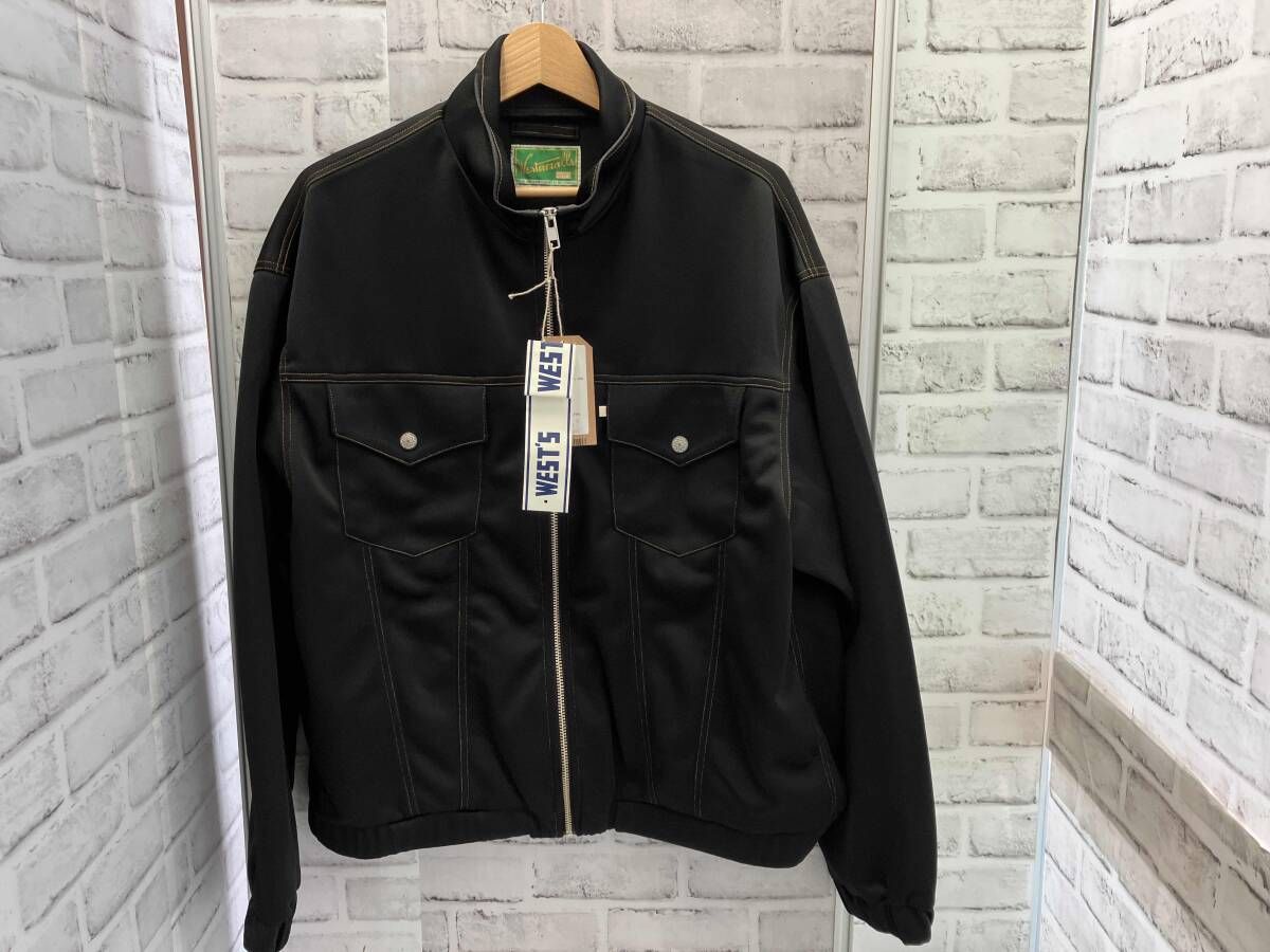 westoveralls TRACKER JERSEY ジップジャケット ブラック フリーサイズ ウエストオーバーオールズ 116201-2007