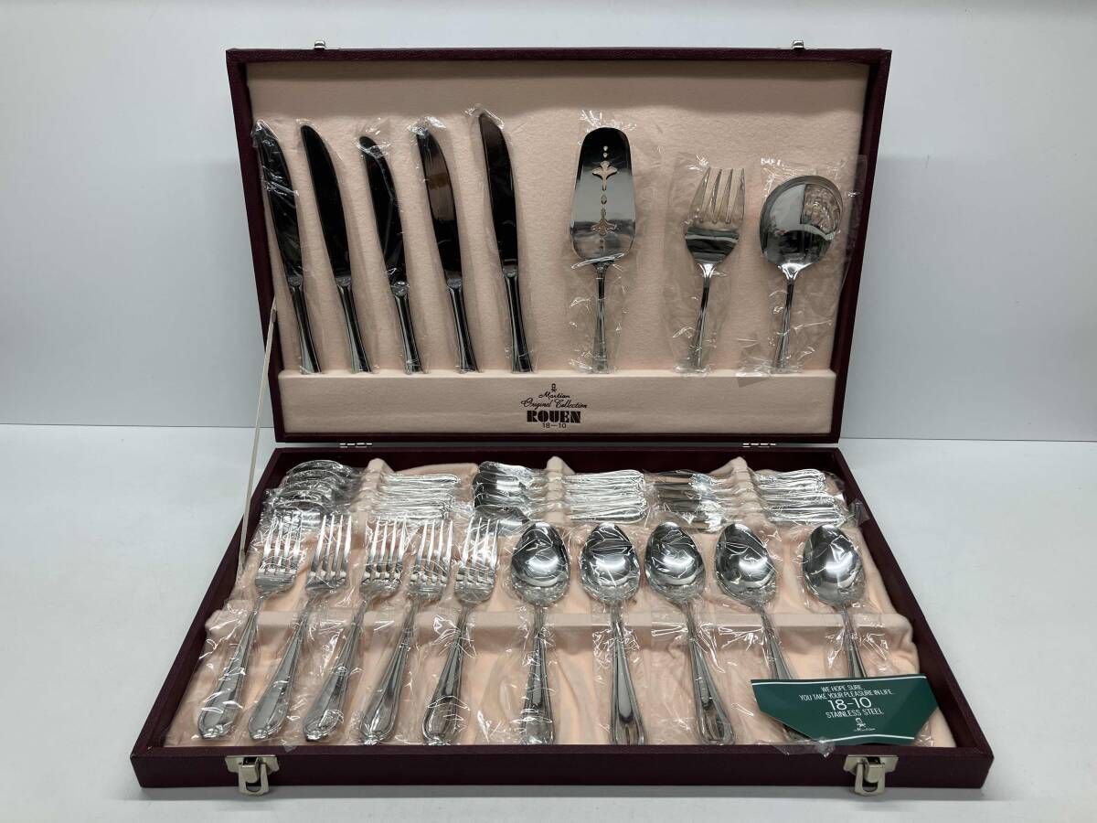 ♥品 Martian ROUEN 18-10 ルーアン カトラリーセット 33点セット マーシャン