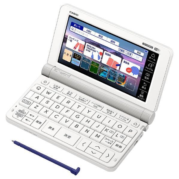中古】CASIO XD-SX9810WE EX-word(エクスワード)英語モデル ホワイト
