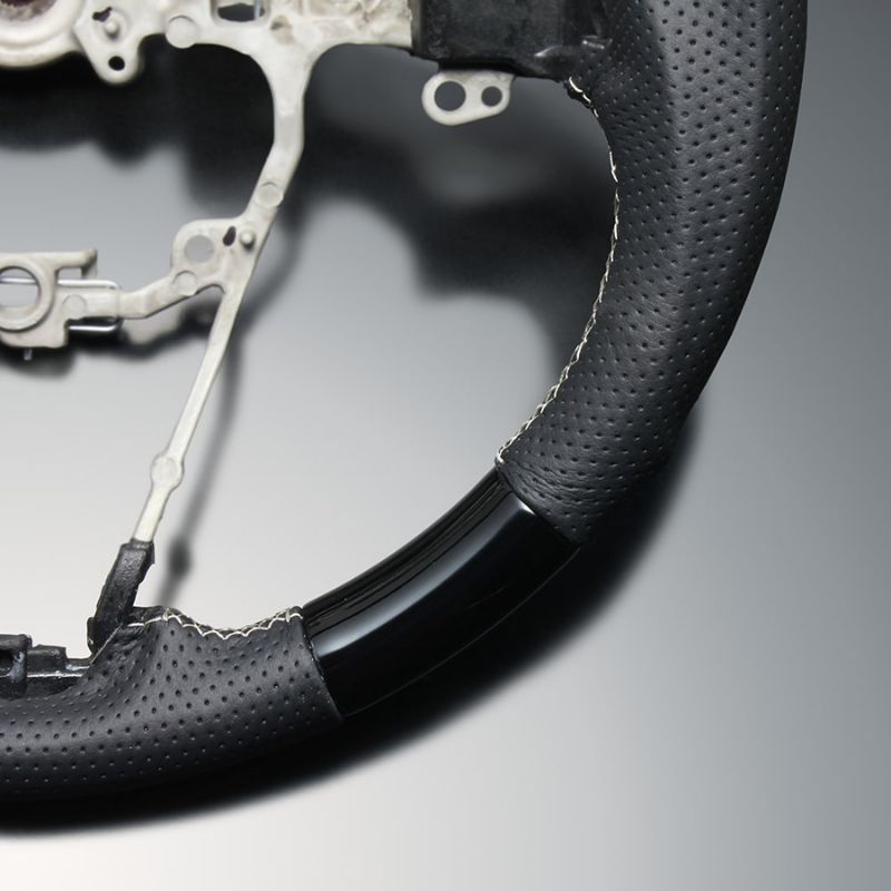 高品質の証ユーロステッチ採用 ピアノブラックxシルバーステッチ 純正交換ガングリップステアリング ワゴンR|ワゴンRスマイル MH55|MX系 H29|2- LS281 WWW_NOITHATQUANGTHANH_NET