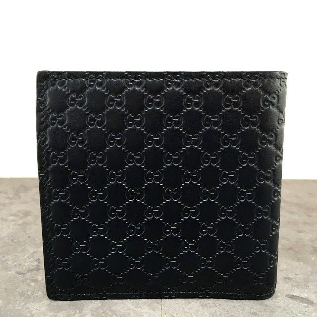  119 み GUCCI 二つ折り財布 150413 マイクログッチシマ き 折り財布 小物