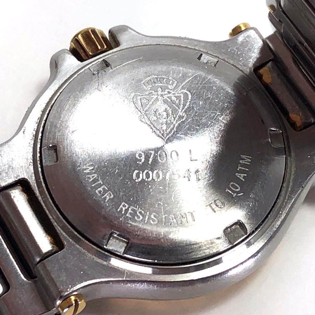 美品・電池交換済み】GUCCI グッチ／レディース 腕時計 9700L デイト