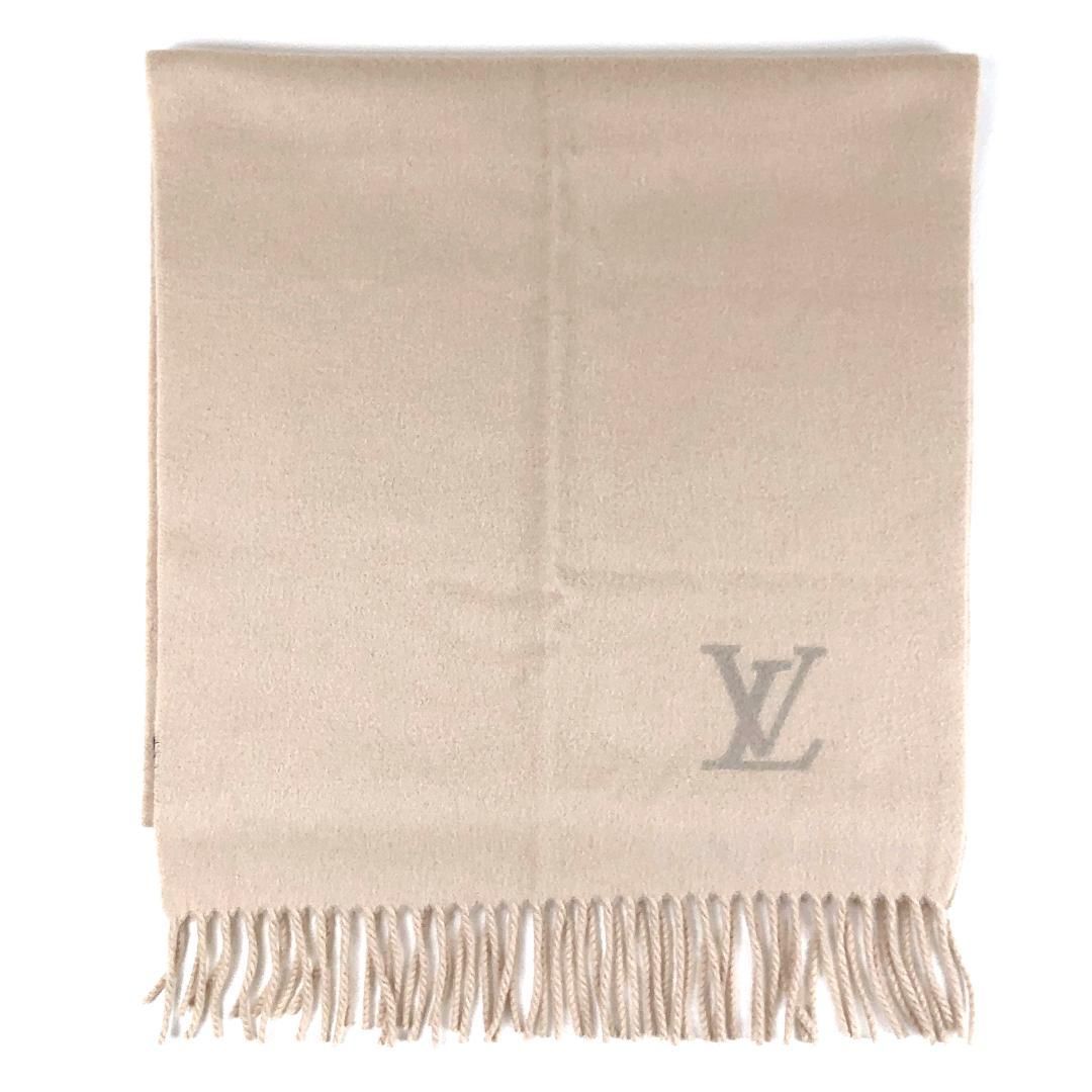 Louis Vuitton ルイヴィトン エシャルプ ジェラム フリンジ マフラー M71287 カシミヤ ベージュ