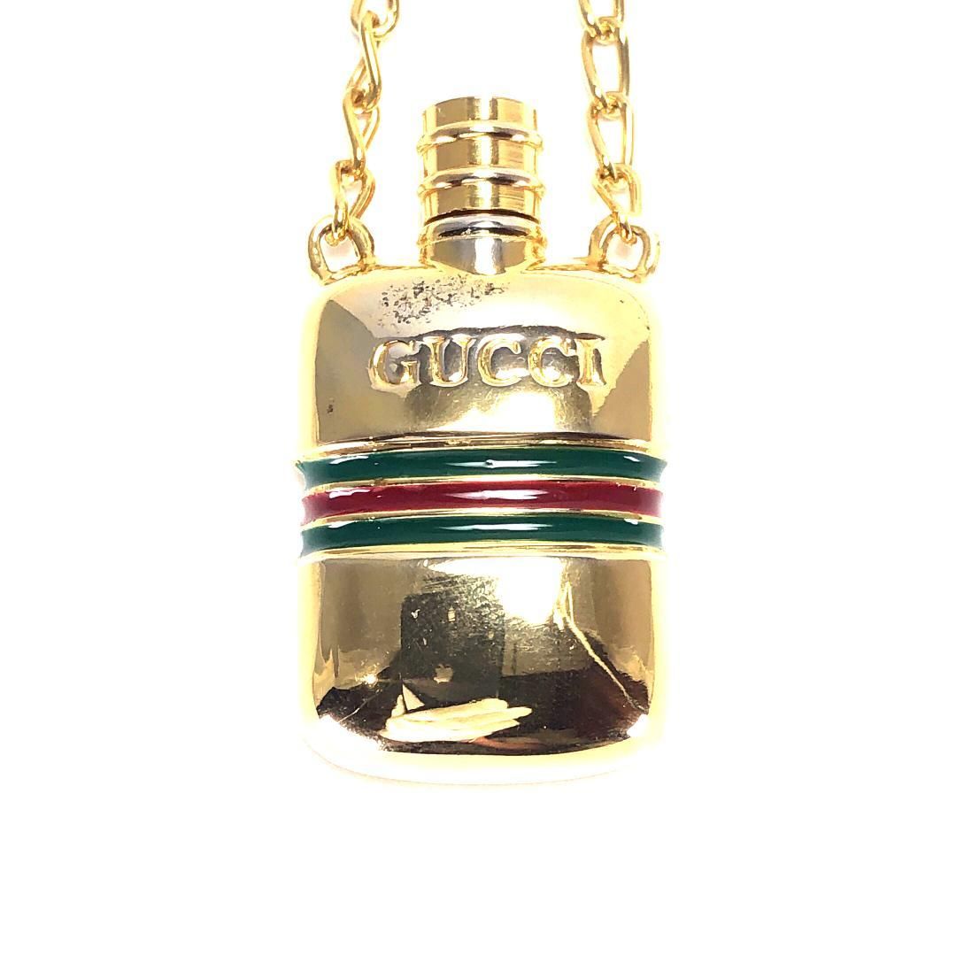 GUCCI グッチ／パフューム ボトル ペンダント ネックレス 香水瓶