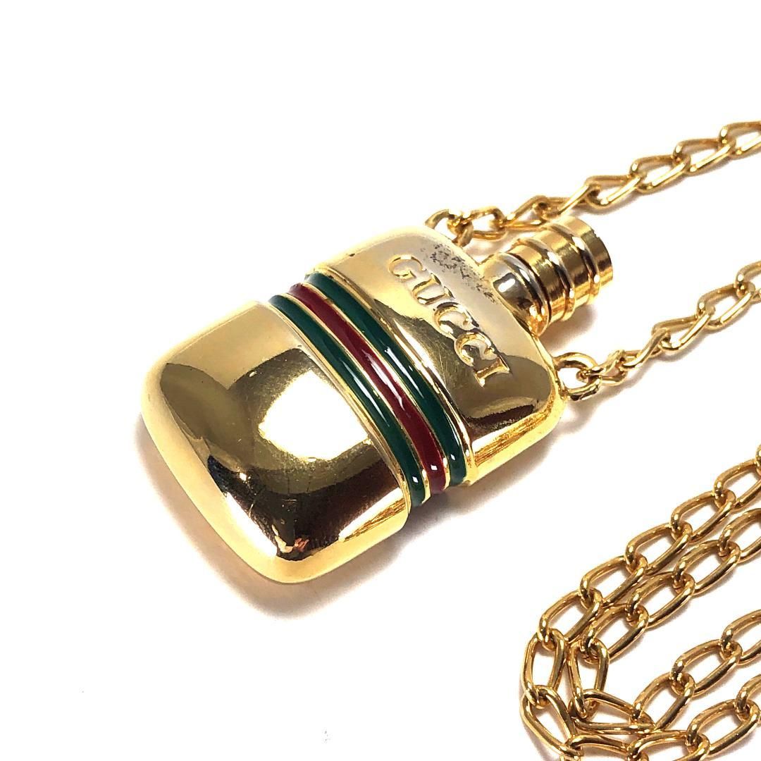 GUCCI グッチ／パフューム ボトル ペンダント ネックレス 香水瓶