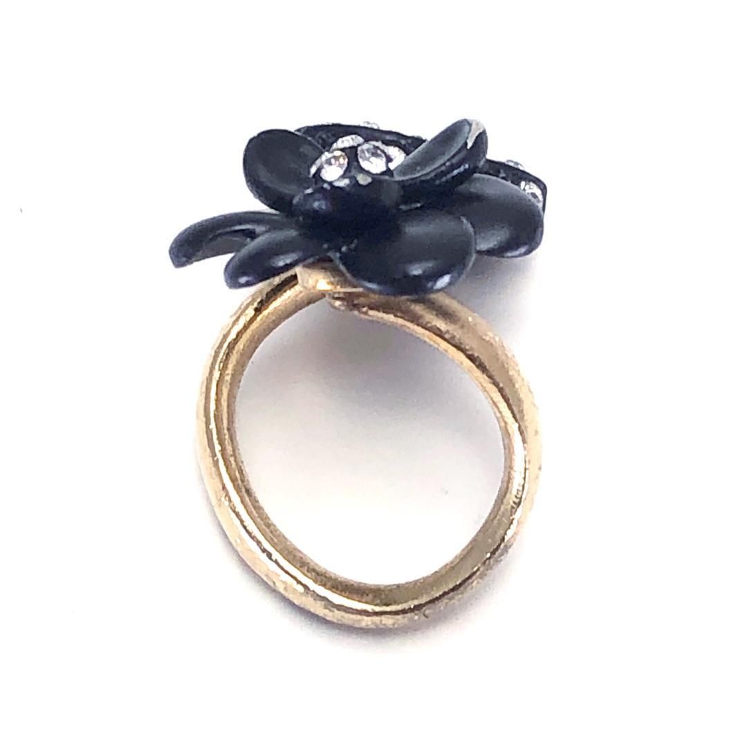 CHANEL シャネル／ココマーク カメリア リング／6号／花・フラワー