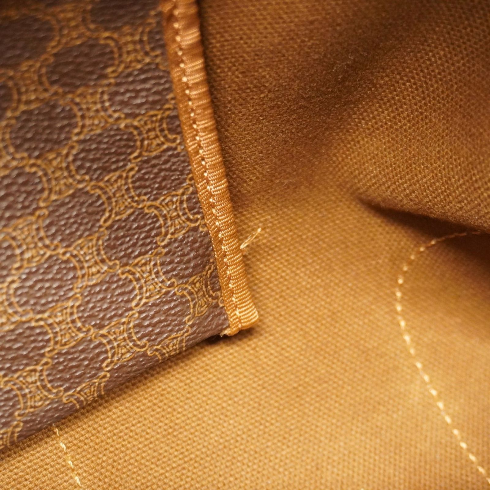 セリーヌ Celine セリーヌ ボストンバッグ マカダム ブラウン レディース DECORATOM_COM_BR