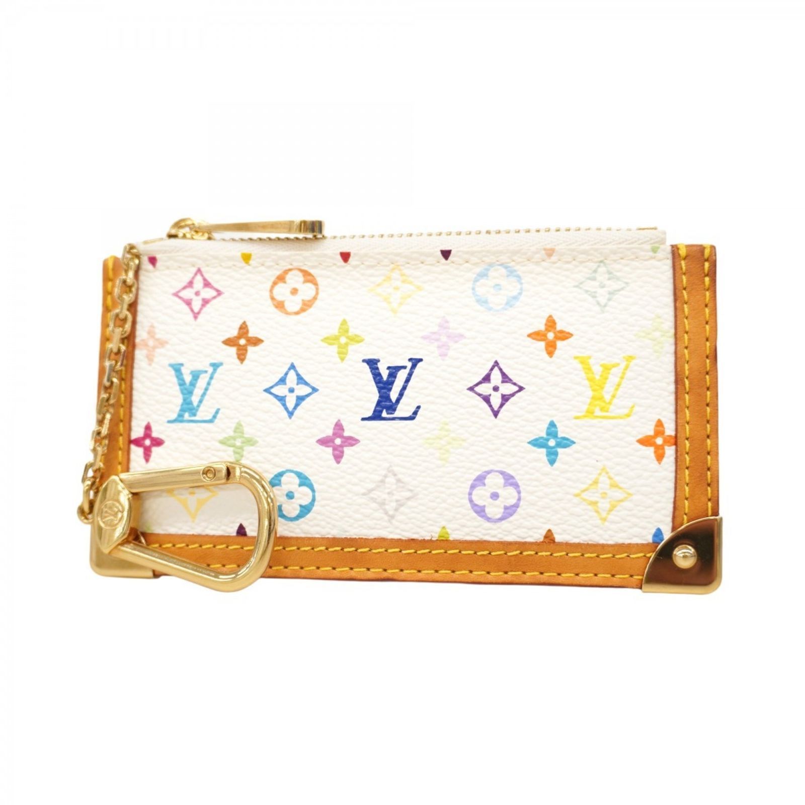 ルイ ヴィトン Louis Vuitton ルイ ヴィトン 財布 コインケース モノグラム マルチカラー ポシェットクレ M92655 ブロンレディース