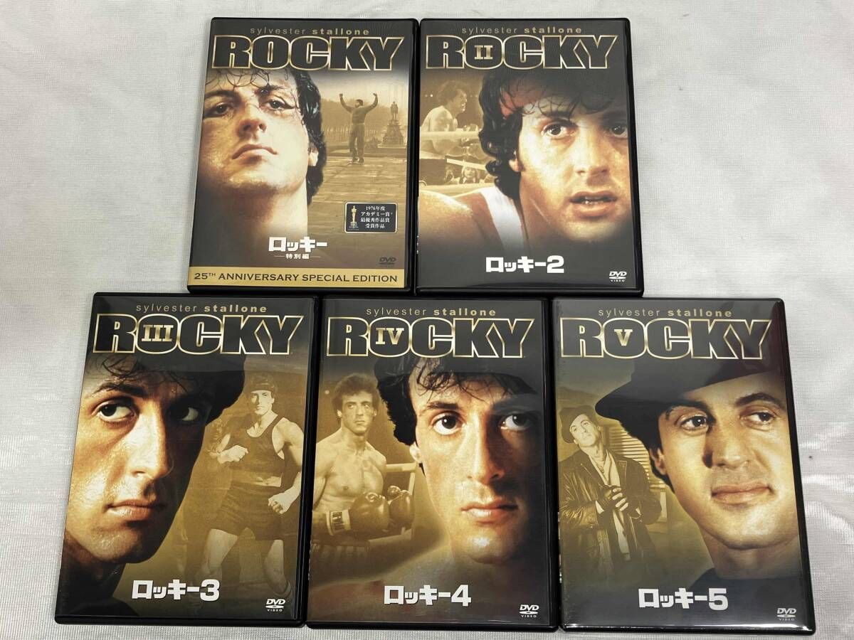 ロッキーDVDコレクターズBOX初回限定5枚組とROKEY THE DVD ロッキー