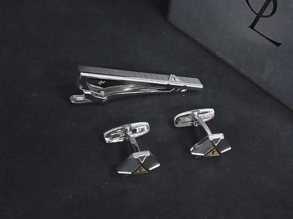 □美品□YVESSAINTLAURENT イヴサンローラン ヴィンテージ カフス