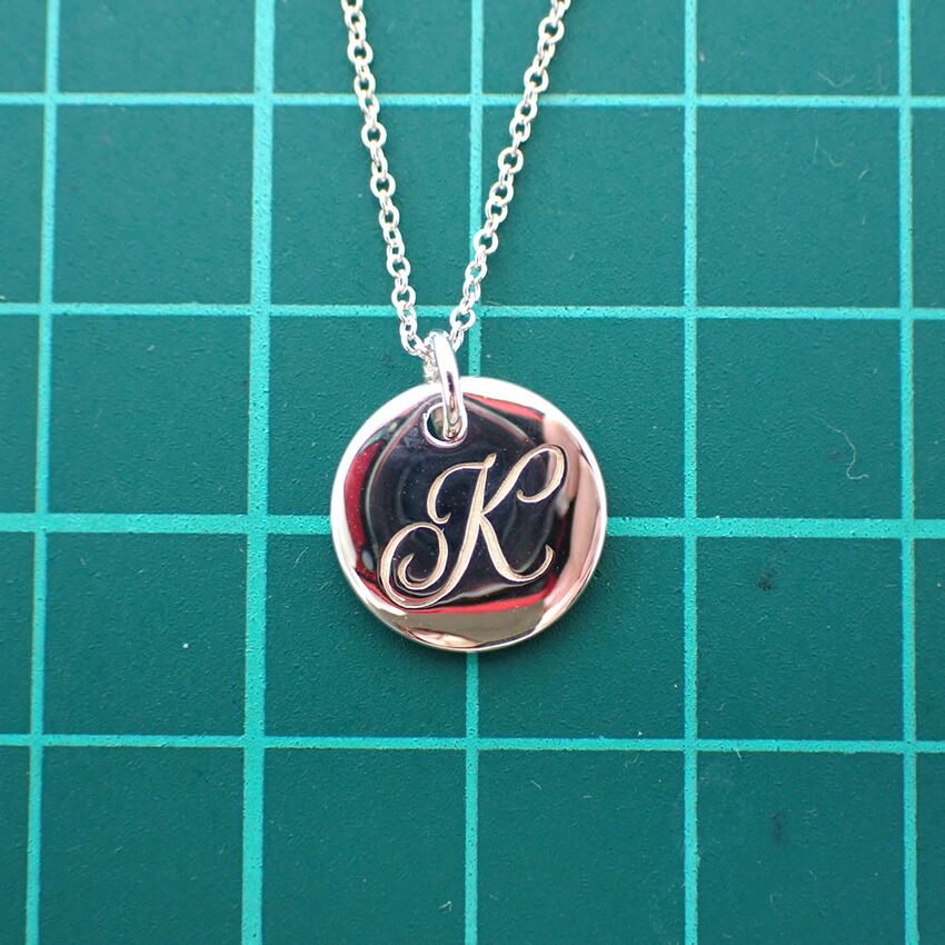 ティファニー　シルバー　Kイニシャルネックレス TIFFANY&Co. ティファニー イニシャル K ネックレス シルバー