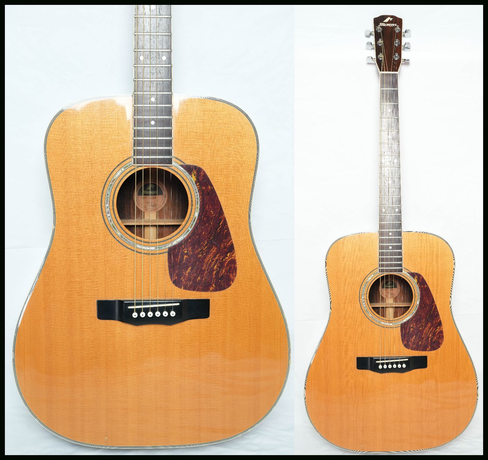 MORRIS M601 国産アコースティックギター ウエスタンスタイル 90年代 日本製 状態良好 ハカランダ合板