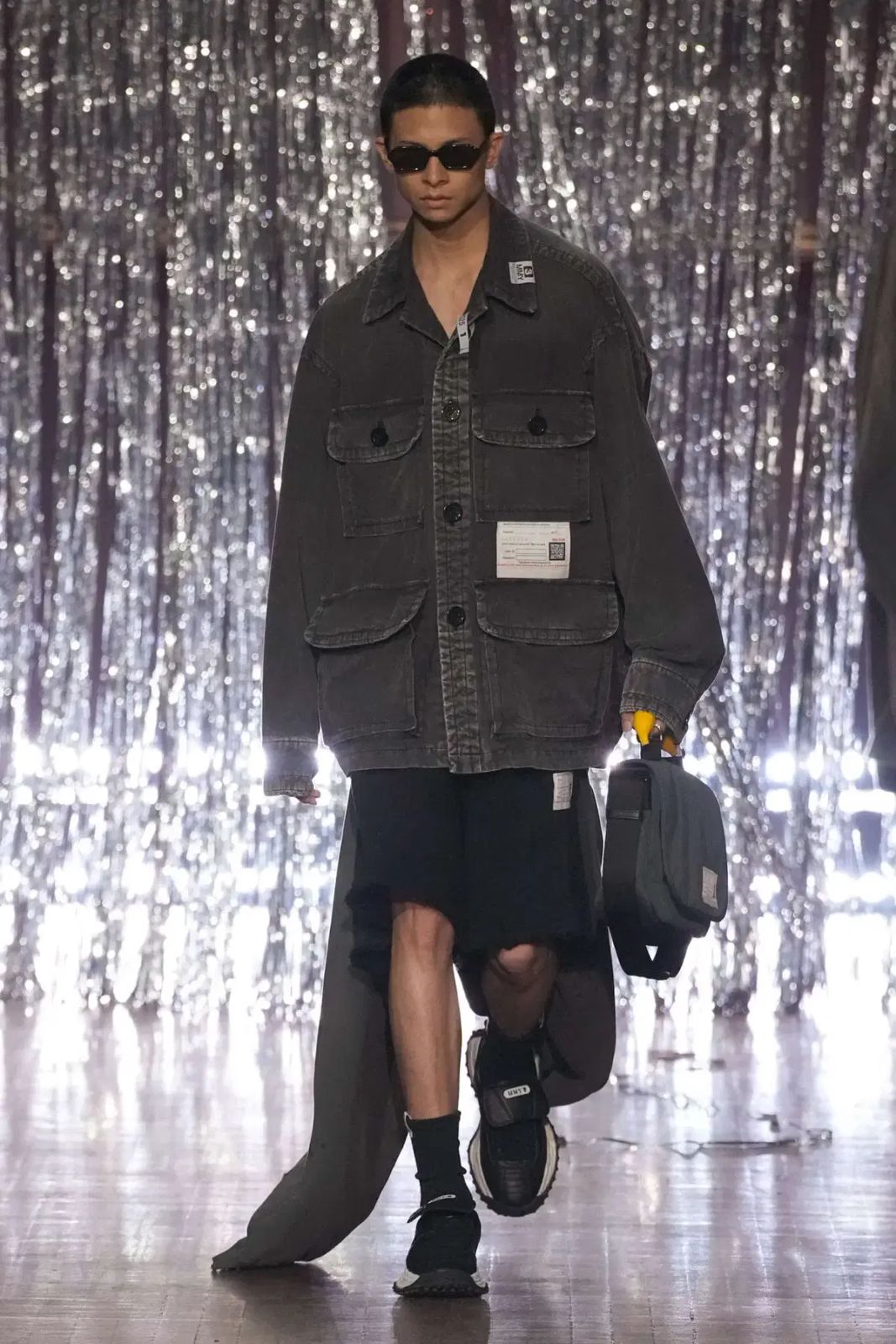 メゾンミハラヤスヒロ 25ss レイヤード パンツ