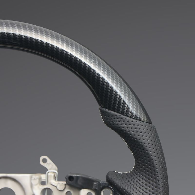 カーボン調xシルバーステッチ