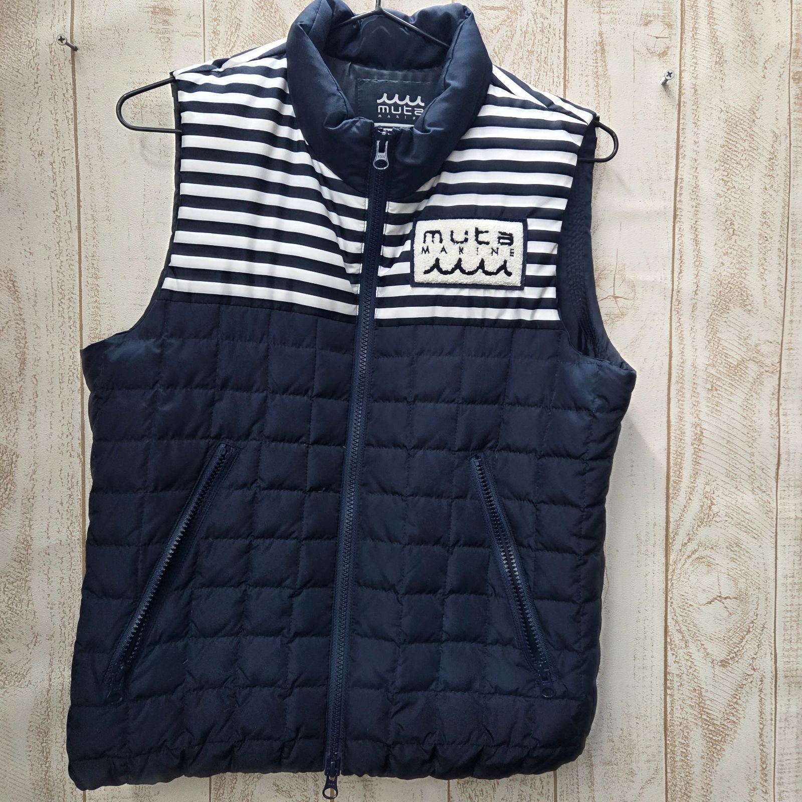 10 S99360 MUTA MARINE ムータマリン ダウンベスト M ネイビー ゴルフ