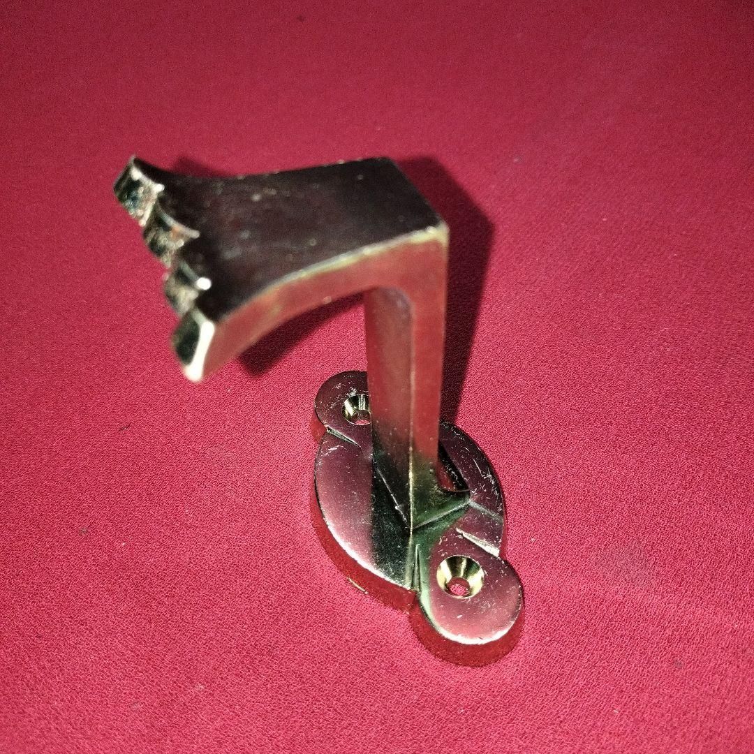 レトロ 金属製シルバーブラケット 壁取り付け用