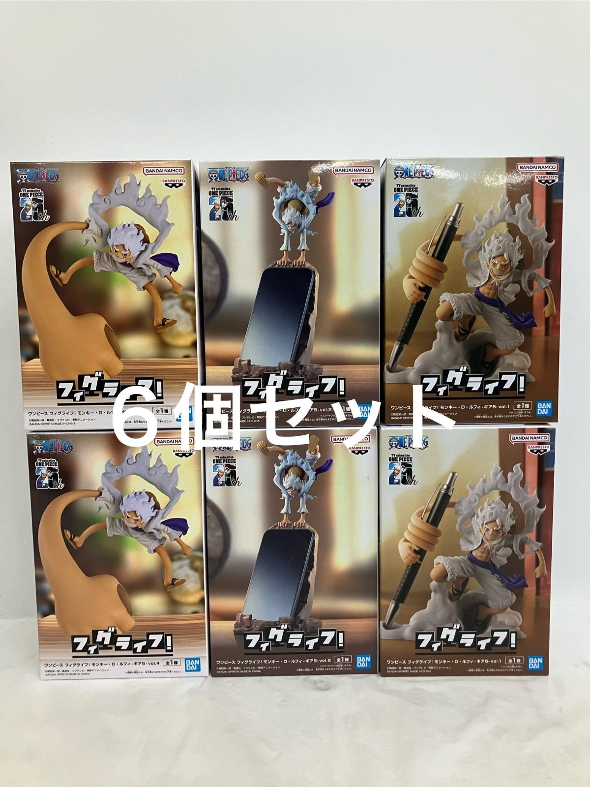 BANDAI SPIRITS フィグライフ! モンキー D ルフィ-ギア5- 3種セット LFK750 f099