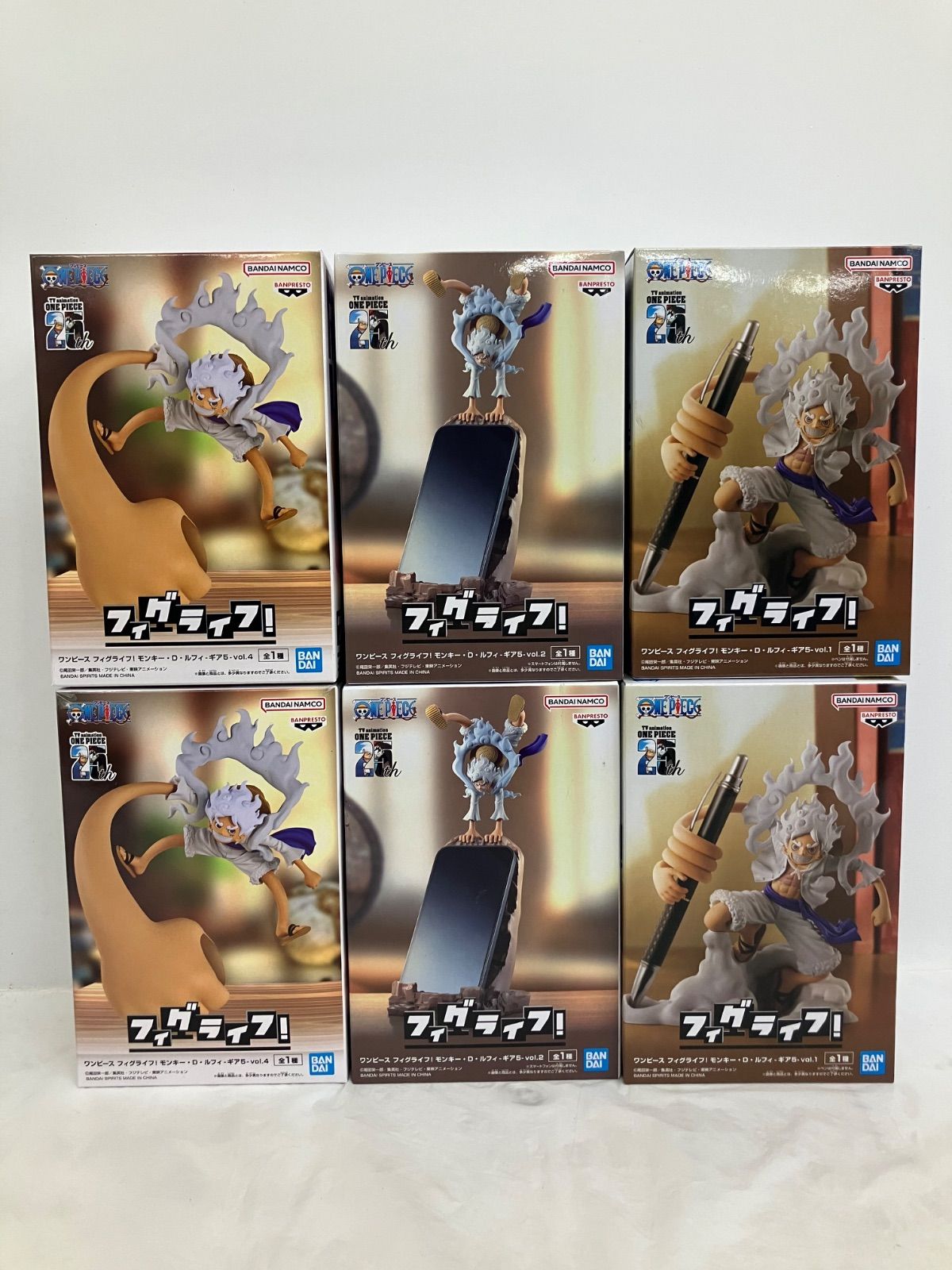 BANDAI SPIRITS フィグライフ! モンキー D ルフィ-ギア5- 3種セット LFK750 f099