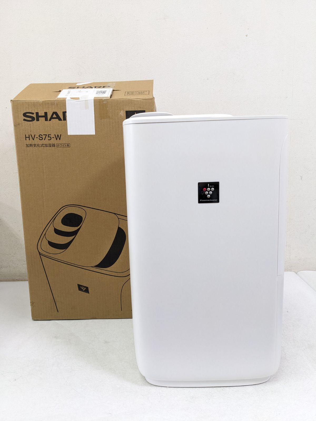 2025年製 SHARP HV-S75-W 2025年製 加湿器 ハイブリッド式 プラズマクラスター