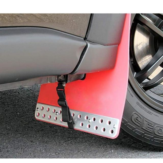 200系 ハイエース 1型 2型 3型 4型 5型 泥除け オフロード 設計 マッド フラップ EVA樹脂製 ベルト付き ブラック 平成16年8月～ AP-F070RL APF070BK BRIGHTFACE_UK