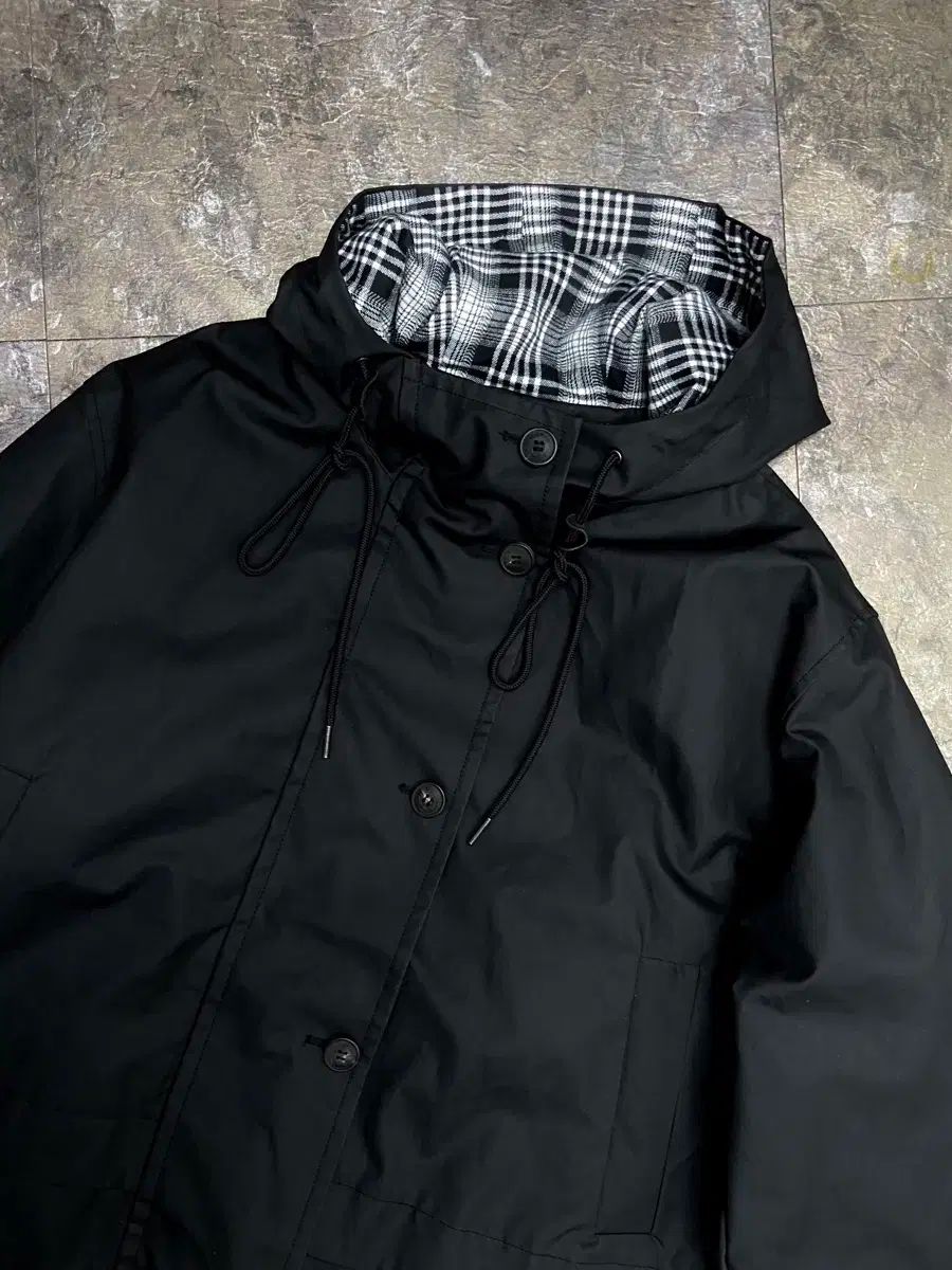 スタジオ トムボーイ CHECK フード ジャケット アウター