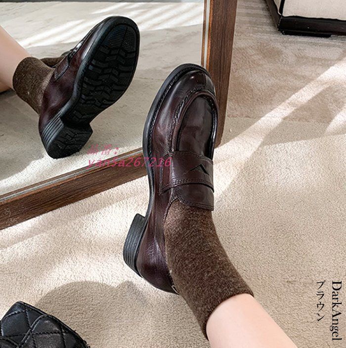  ローファー 靴 レディース ヒール 軽量 柔らか 滑り止め らくちん お仕事 柔らかい 通学 シンプル 通勤 立ち仕事 yan 5 a 267216 レインシューズ 長靴 レインシューズ