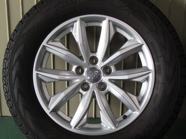 冬の溝ありセット アウディ FY系 Q5ウインター純正 5スポークVデザイン