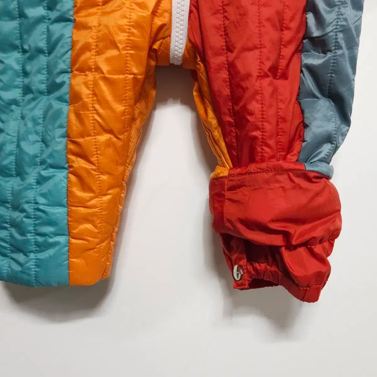  12ヶ月 バーバリー キッズ ブロック キルティング ダウン オールインワン ツーウェイ ドレスオール ベビー服(~95cm)