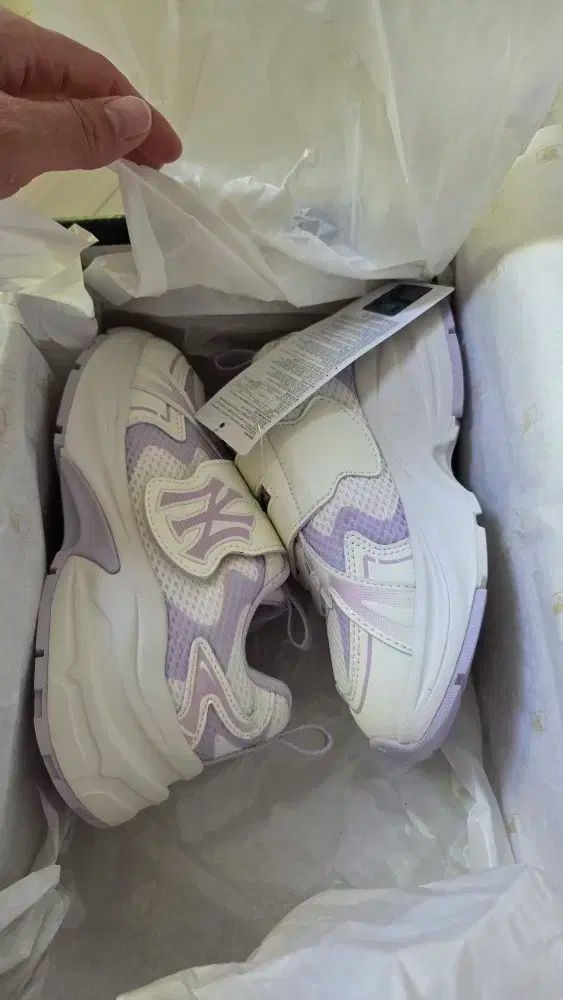 MLB キッズ スニーカー NY ラベンダー スリッパ