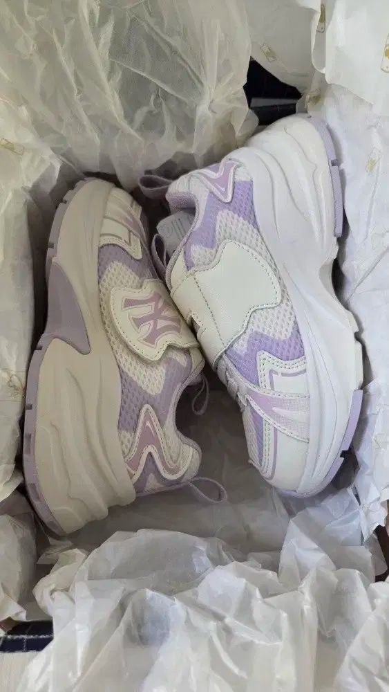 MLB キッズ スニーカー NY ラベンダー スリッパ